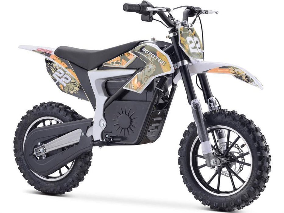 MotoTec 36v 500w Demon Electric Dirt Bike Lithium - Built eBikes