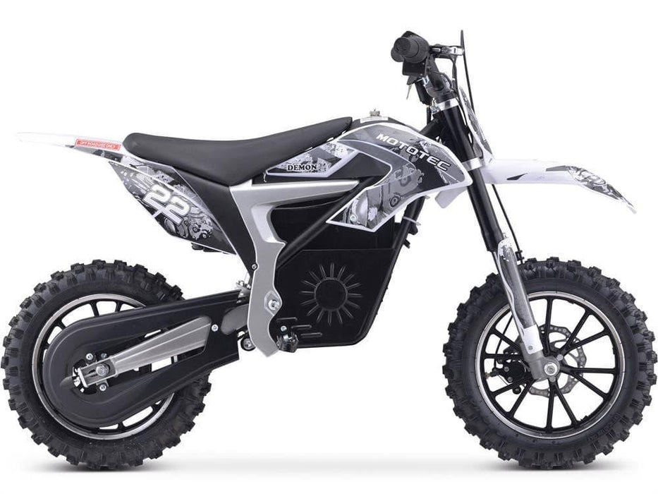 MotoTec 36v 500w Demon Electric Dirt Bike Lithium - Built eBikes