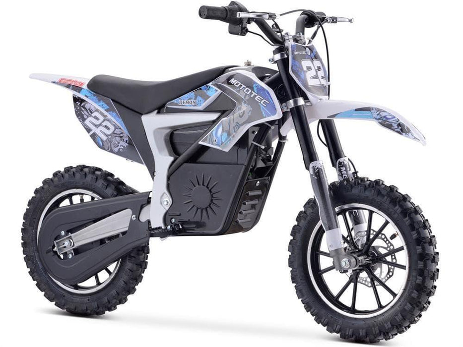 MotoTec 36v 500w Demon Electric Dirt Bike Lithium - Built eBikes