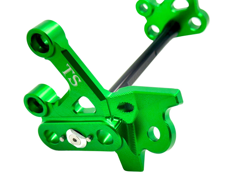 TS Custom CNC Aluminum Footpeg Bracket Assembly Surron