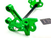 Titanium Surron Custom CNC Aluminum Footpeg Bracket Assembly Surron Black / Green Footpeg bracket assembly LBX