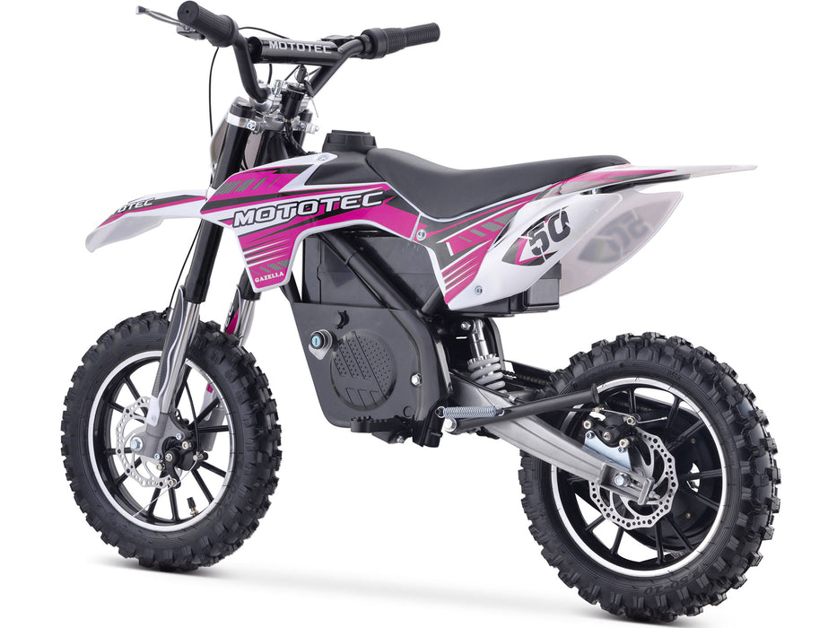 Mototec 24v 500w Gazella Electric Dirt Bike Purple