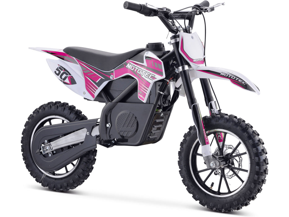 Mototec 24v 500w Gazella Electric Dirt Bike Purple