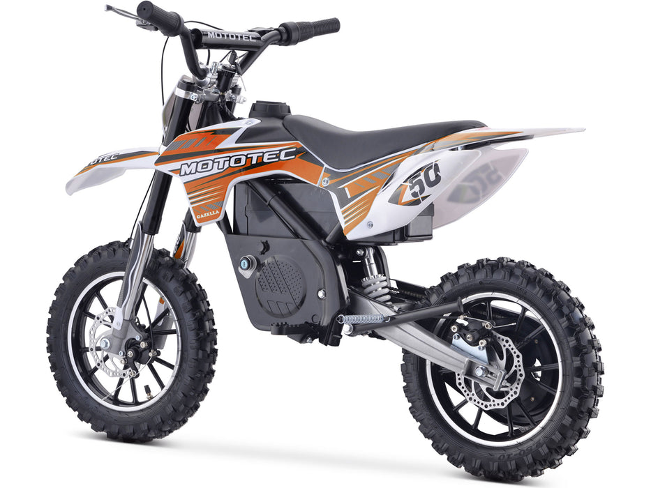 Mototec 24v 500w Gazella Electric Dirt Bike Orange