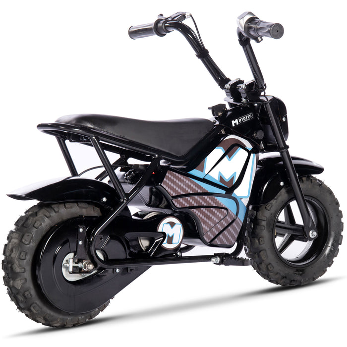 MotoTec 24v 250w Electric Powered Mini Bike Black