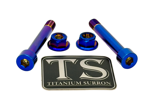 Titanium Rear Shock Mount Hardware (4 Pieces) Altis Sigma