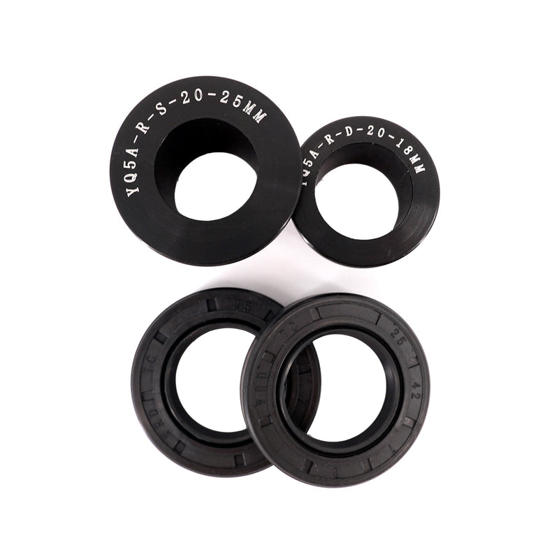 KKE Replacement Rear Billet Bushing Spacers Kit Fit Surron Ultra Bee 2023-2024 Black