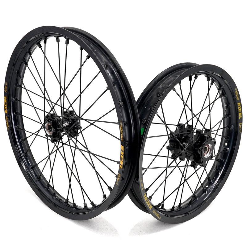KKE Talaria Sting MX3 / R MX4 19" 16" Spoke Alloy Wheels Electric E-bike Black Takasago EXCEL Rims