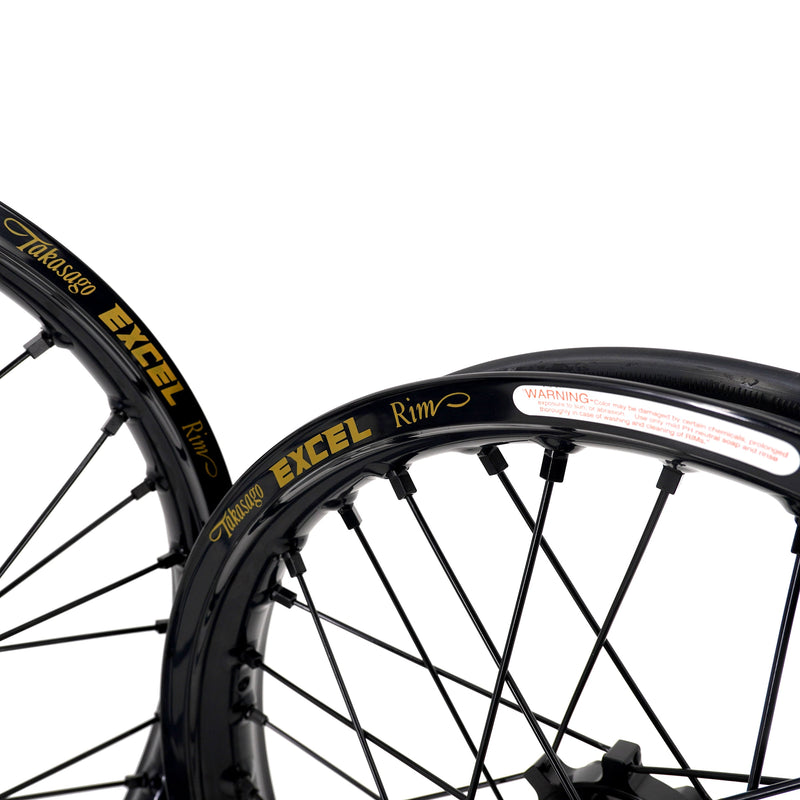 KKE Talaria Sting MX3 / R MX4 19" 16" Spoke Alloy Wheels Electric E-bike Black Takasago EXCEL Rims