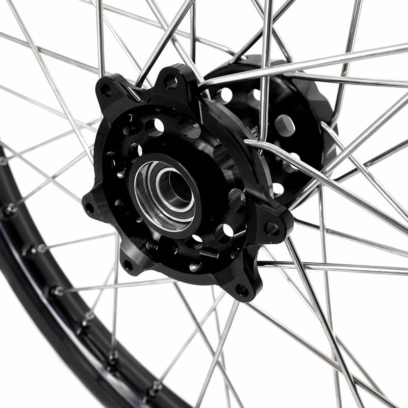 KKE 1.6*21" Surron Ultra Bee 2023-2025 Silver Nipples & Silver Spokes