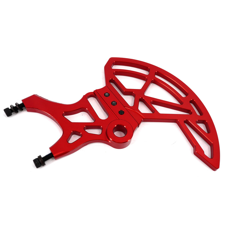 KKE Aluminum Rear Brake Disc Guard Fit Rawrr Mantis, Mantis X Red and Black (Collective)