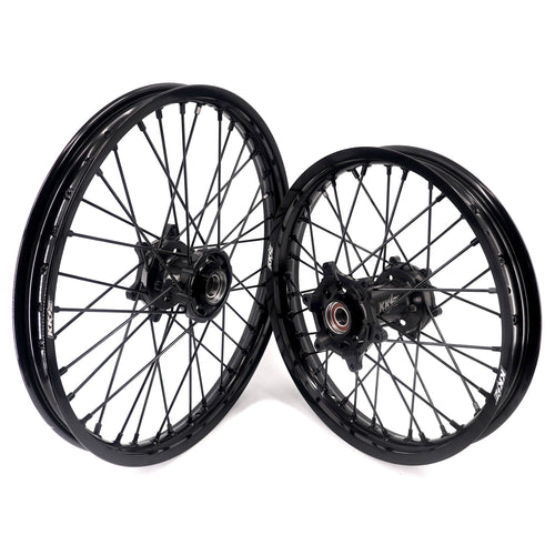 KKE Stark Varg Enduro 1.6*21" & 2.15*18" CNC Hub Electric Dirtbike Alloy Wheels Rims All Black