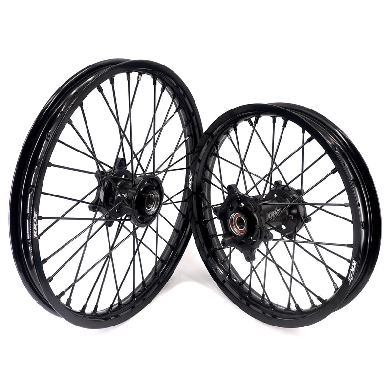 KKE Enduro 1.6*21" & 2.15*18" Stark Varg CNC Hub Electric Dirtbike Alloy Wheels Rims All Black