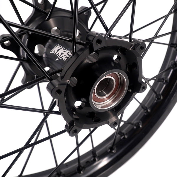 KKE Stark Varg Enduro 1.6*21" & 2.15*18" CNC Hub Electric Dirtbike Alloy Wheels Rims All Black