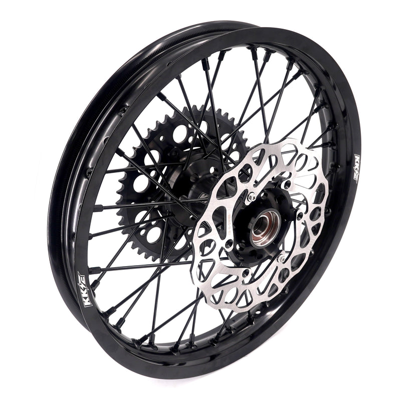 KKE Enduro 1.6*21" & 2.15*18" Stark Varg CNC Hub Electric Dirtbike Alloy Wheels Rims All Black