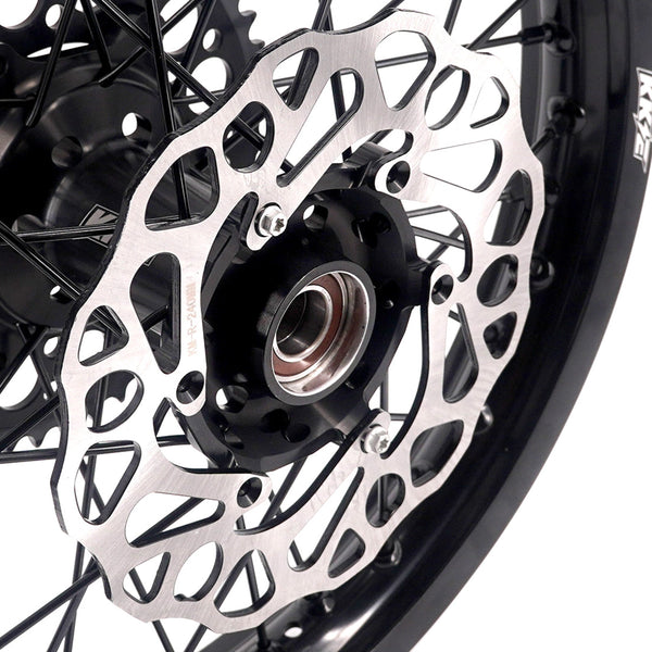 KKE Stark Varg Enduro 1.6*21" & 2.15*18" CNC Hub Electric Dirtbike Alloy Wheels Rims All Black