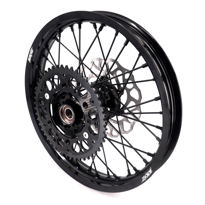 KKE Enduro 1.6*21" & 2.15*18" Stark Varg CNC Hub Electric Dirtbike Alloy Wheels Rims All Black