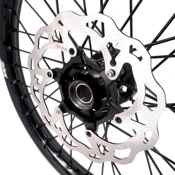 KKE Stark Varg Enduro 1.6*21" & 2.15*18" CNC Hub Electric Dirtbike Alloy Wheels Rims All Black