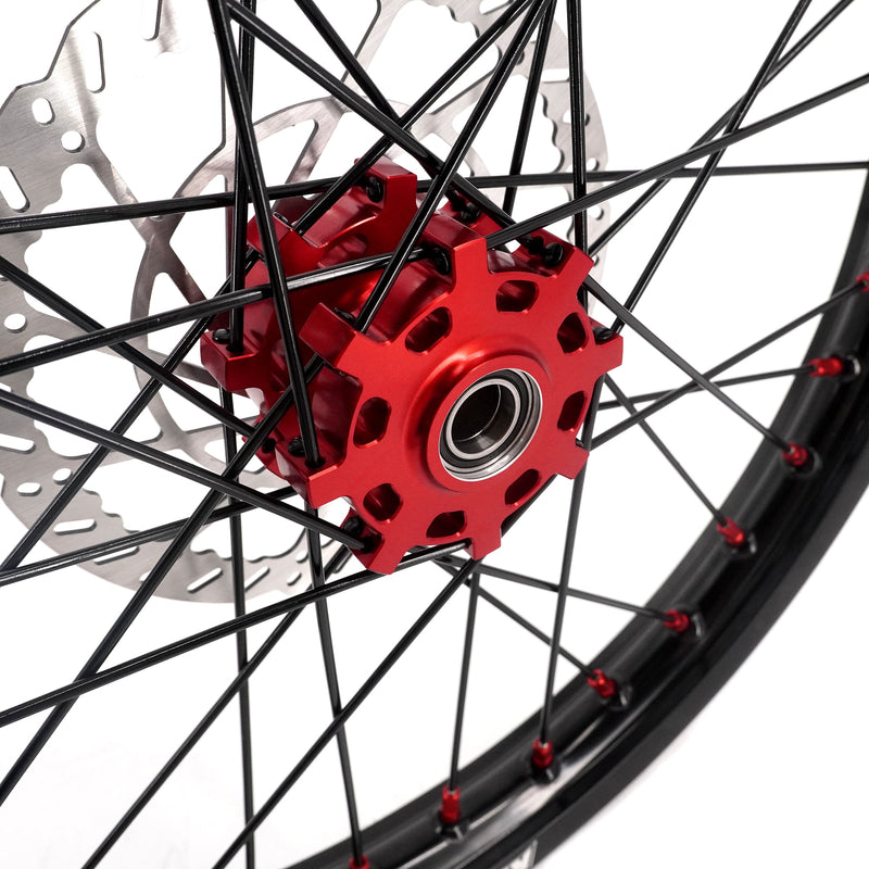 KKE Surron Light Bee X 2019-2025  1.6*19" & 1.85*16" Wheels Rim Red Nipples