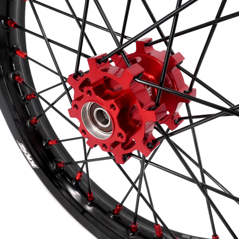 KKE Surron Light Bee X 2019-2025  1.6*19" & 1.85*16" Wheels Rim Red Nipples