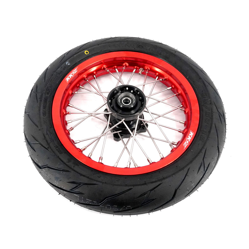 KKE Rawrr Mantis X 2024-2025 1.85*12’‘ & 2.15*12’‘ E-Bike Mini Wheels Kit with Tires Red Rims