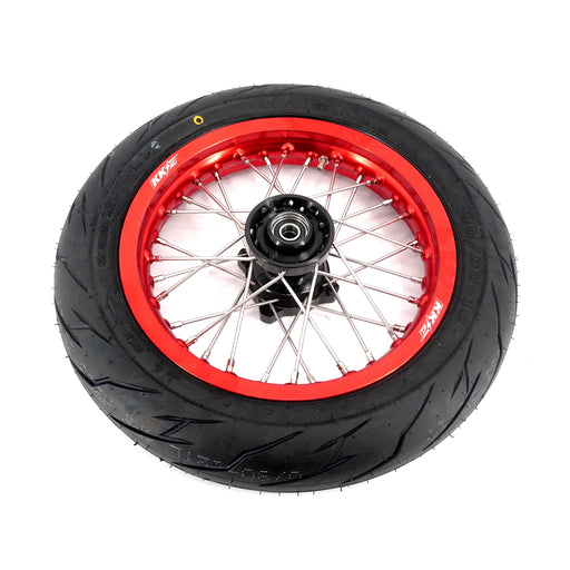 KKE Rawrr Mantis X 2024-2025 1.85*12’‘ & 2.15*12’‘ E-Bike Mini Wheels Kit with Tires Red Rims - Lithium Powersports
