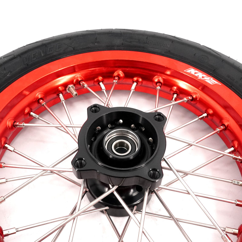 KKE Rawrr Mantis X 2024-2025 1.85*12’‘ & 2.15*12’‘ E-Bike Mini Wheels Kit with Tires Red Rims