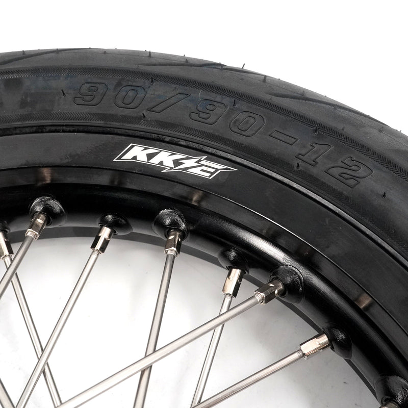 KKE Rawrr Mantis X 2024-2025 1.85*12’‘ & 2.15*12’‘ E-Bike Mini Wheels Kit with Tires Fit Black