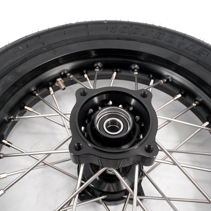 KKE Rawrr Mantis X 2024-2025 1.85*12’‘ & 2.15*12’‘ E-Bike Mini Wheels Kit with Tires Fit Black