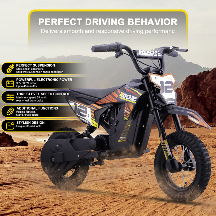 MotoTec 36v 300w Electric Dirt Bike