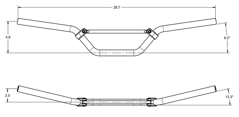 ETM RTR Handlebar, Low - ETM RTR 2025