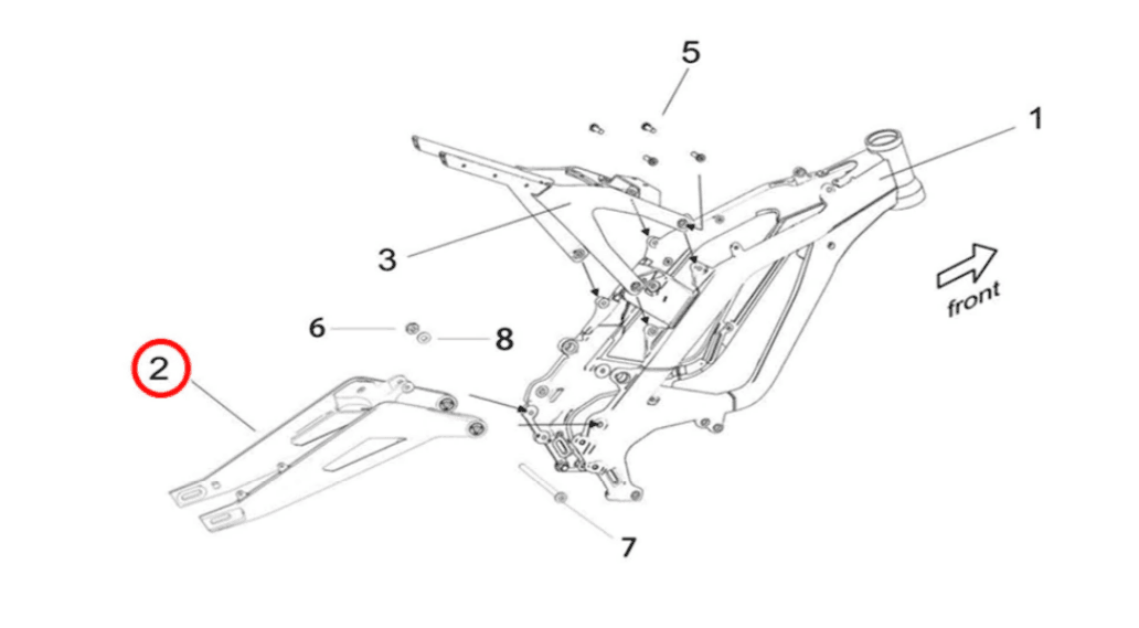 Surron Light Bee S & X OEM Swingarm - Lithium Powersports
