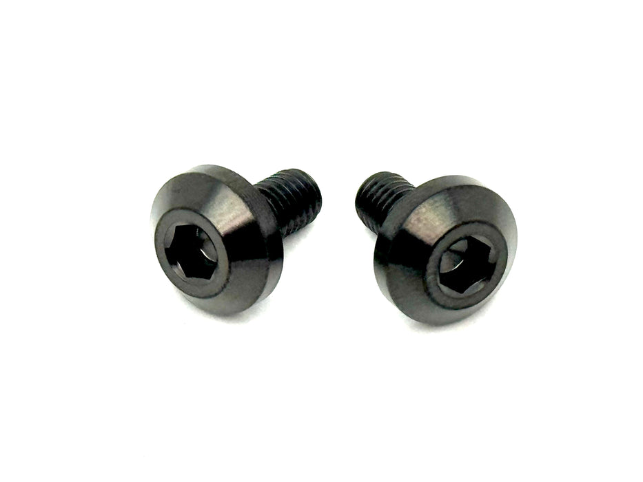 Titanium Surron Titanium Chain Guard/ Mud Guard Bolts (Set of Six) E-Ride Pro Black / Pro S and Pro SS 2.0 E-Ride Pro