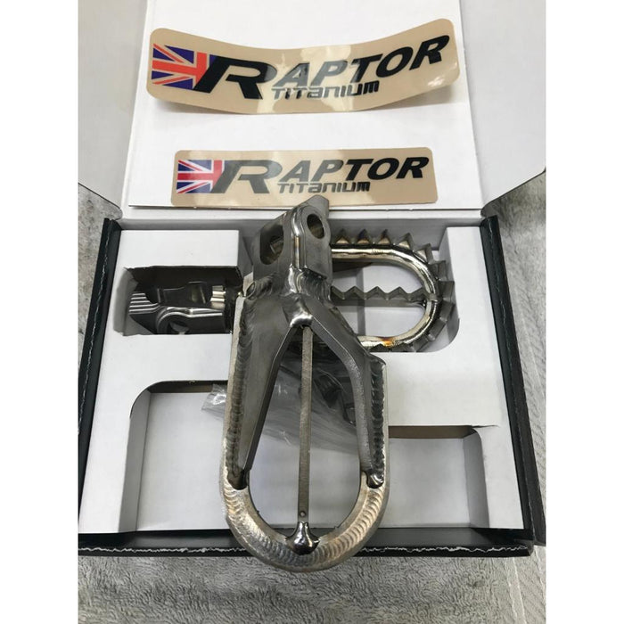 Raptor Titanium Apex Stark Varg 5mm Back Foot Pegs