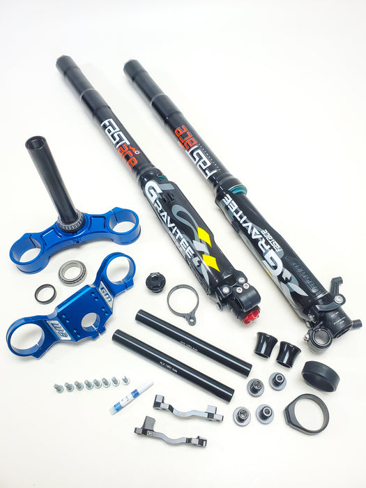 FastAce Gravitee Lightweight EMoto Suspension Bundle Blue eParts