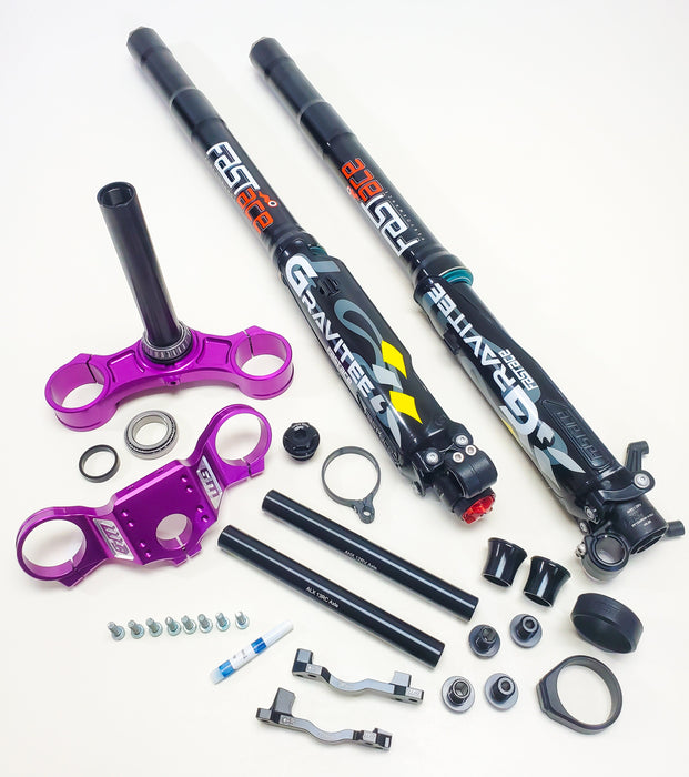 FastAce Gravitee Lightweight EMoto Suspension Bundle Purple eParts
