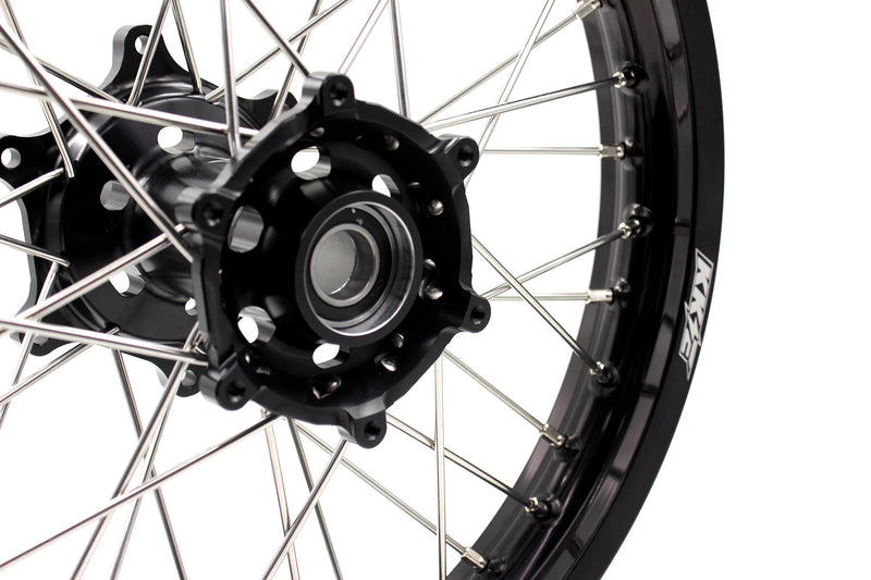 KKE Stark Varg Enduro 1.6*21" & 2.15*18" CNC Hub Electric Dirtbike Alloy Wheels Rims Black Hub