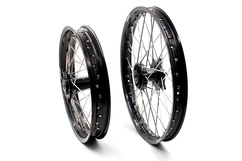 KKE Stark Varg Enduro 1.6*21" & 2.15*18" CNC Hub Electric Dirtbike Alloy Wheels Rims Black Hub
