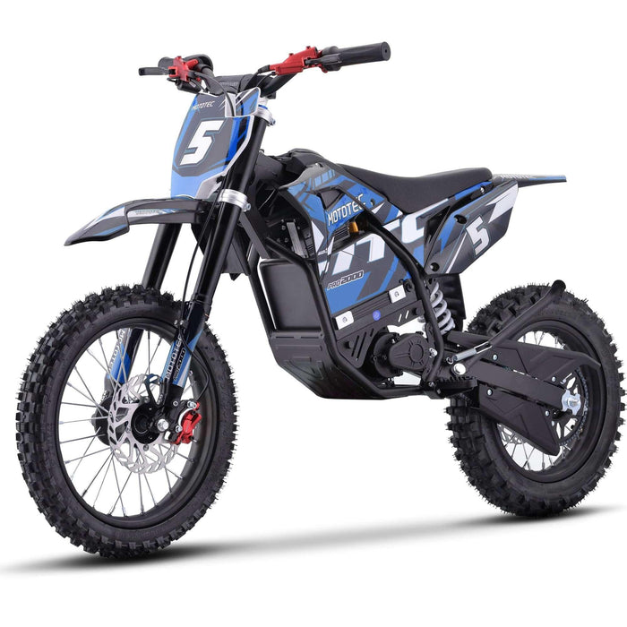 MotoTec 60v Pro Electric Dirt Bike 2000w Lithium - Lithium Powersports