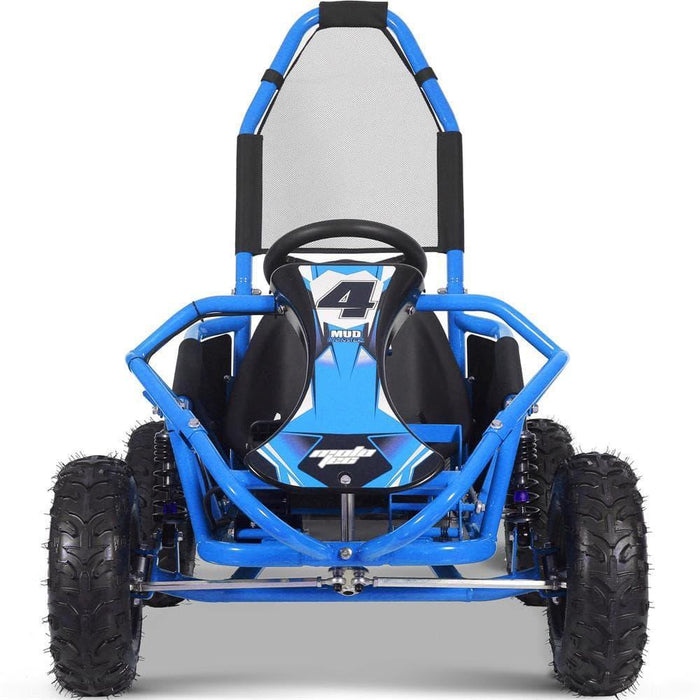 MotoTec Mud Monster Kids Electric 48v 1000w Go Kart Full Suspension - Built eBikes