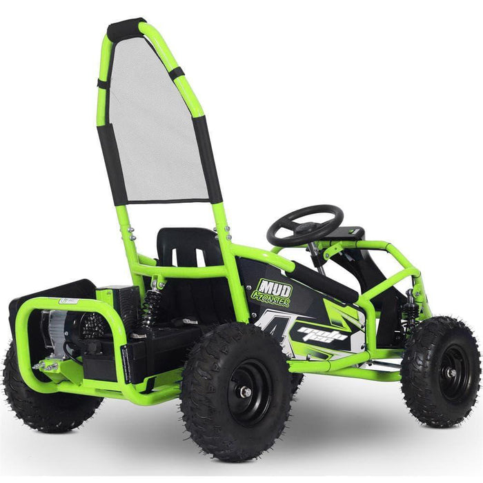 MotoTec Mud Monster Kids Electric 48v 1000w Go Kart Full Suspension - Built eBikes