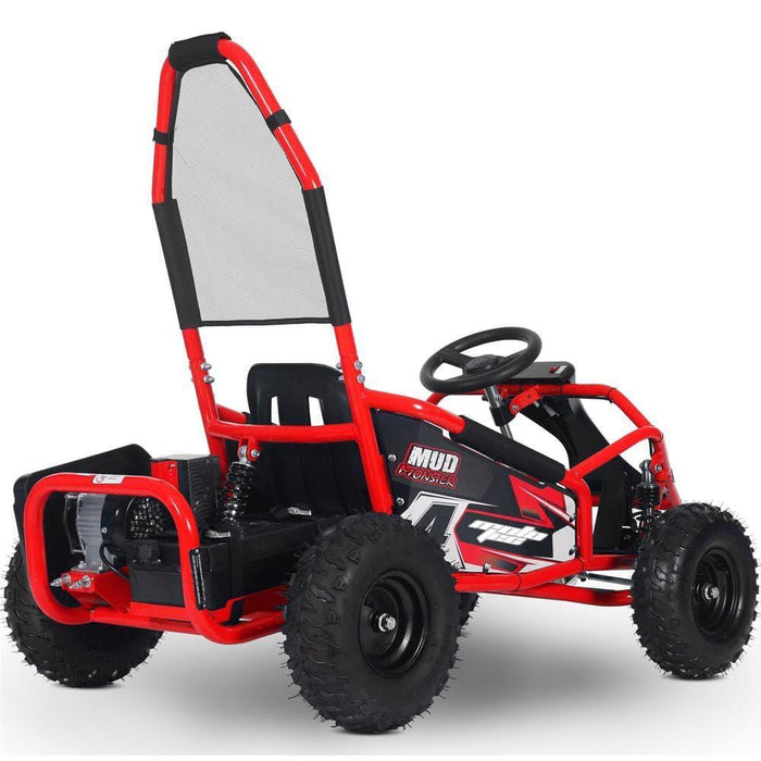 MotoTec Mud Monster Kids Electric 48v 1000w Go Kart Full Suspension - Built eBikes