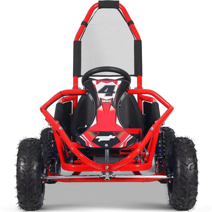 MotoTec Mud Monster Kids Electric 48v 1000w Go Kart Full Suspension - Built eBikes
