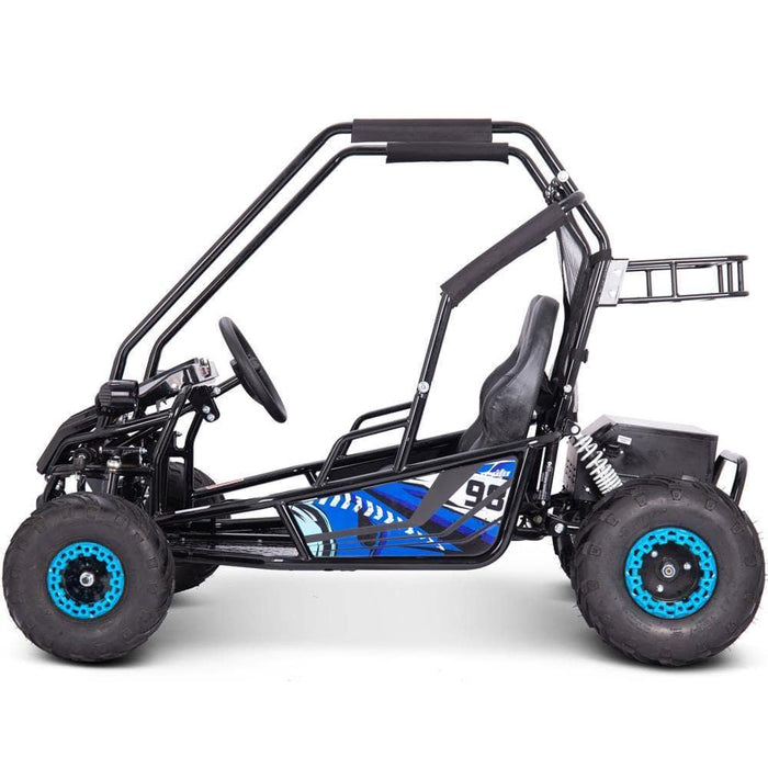 MotoTec Mud Monster XL 60v 2000w Electric Go Kart Full Suspension - Lithium Powersports