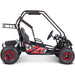 MotoTec Mud Monster XL 60v 2000w Electric Go Kart Full Suspension Red.