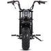MotoTec 48v 1000w Electric Powered Mini Bike Black - Lithium Powersports
