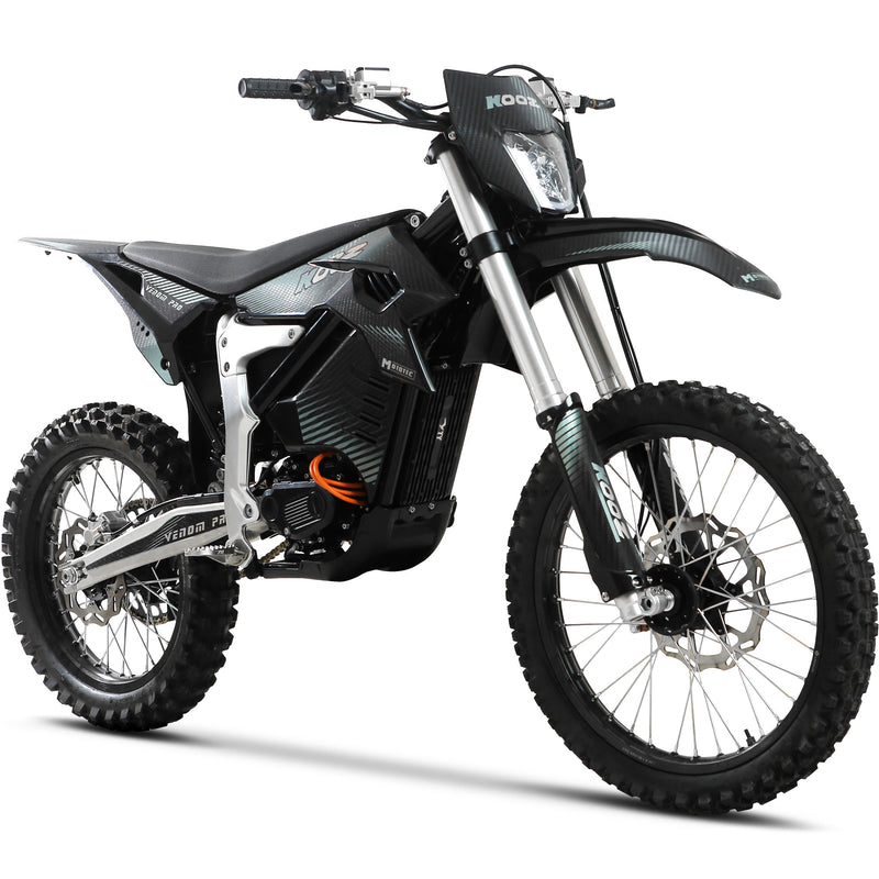 MotoTec Venom 72v 30000w Electric Dirt Bike Black