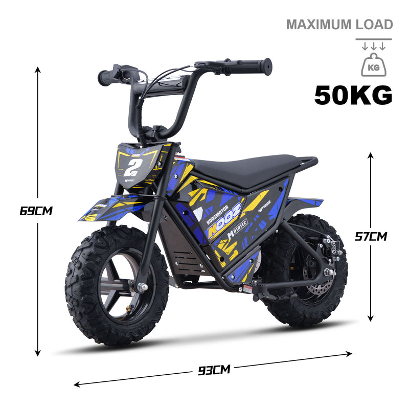 MotoTec 24v 250w (HP120E) Electric Powered Mini Bike