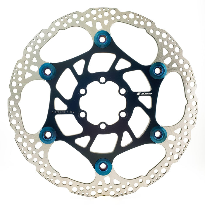 Warp9 Rear Brake Rotor Surron Light Bee Talaria MX 220mm x 2.3mm Floating (OEM Surron Hub) eParts