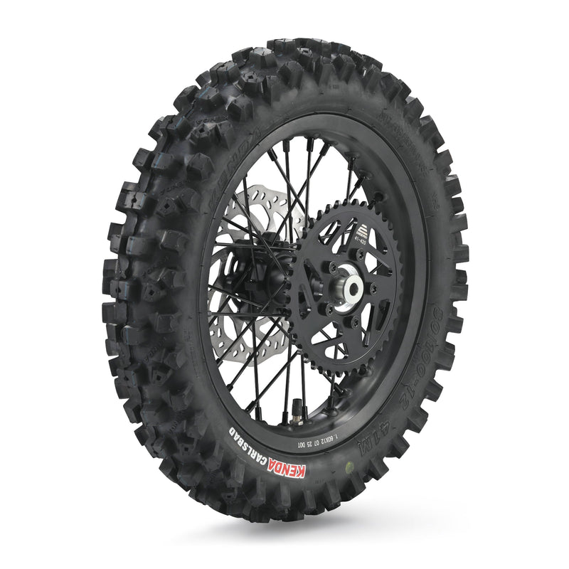 ERide Pro Mini SHE7935 - Rear Wheel Assembly (REAR TIRE +TUBE+rim stripe+REAR  Wheel Assembly+REAR brake disc+Rear wheel axel bush*2 (with bolts）
